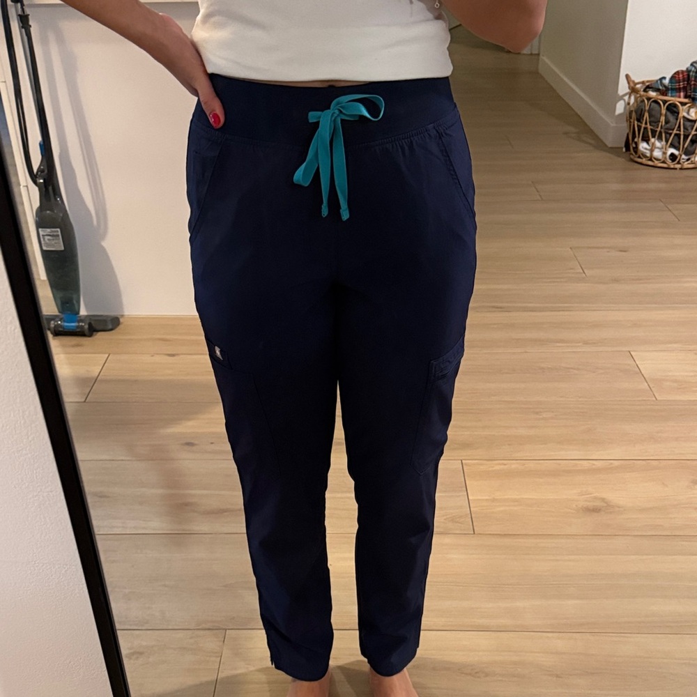 FIGS navy blue scrub pant